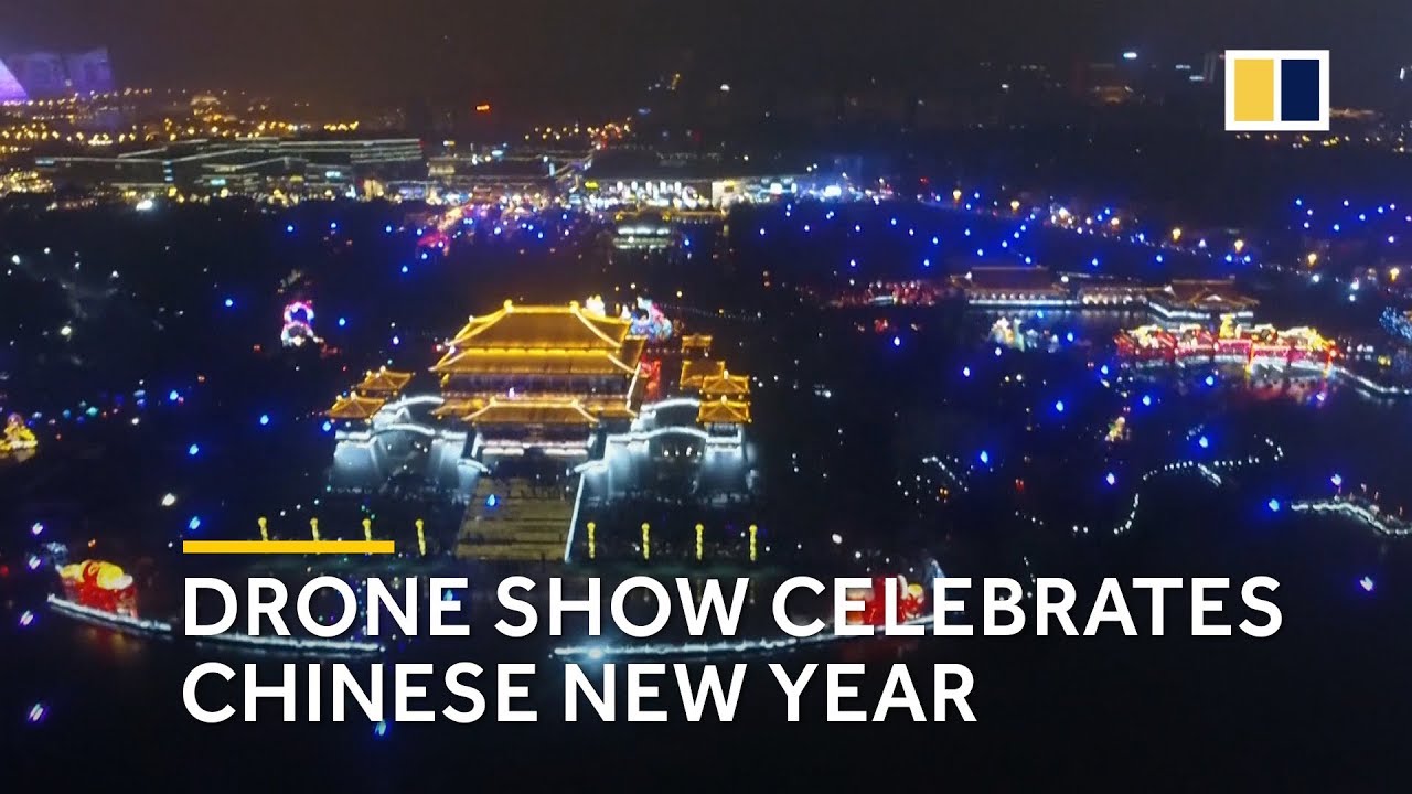 China new year drone show 2047